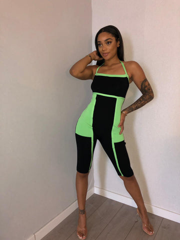 Simi One Shoulder Slinky Jumpsuit