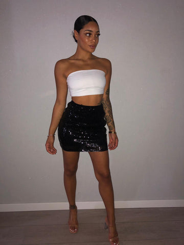 Demacia Fur Mini Skirt