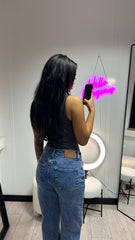 Sidney Wide Leg Ripped Knee Jeans