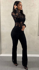 Joane Sparkle Lace 2 Piece Set
