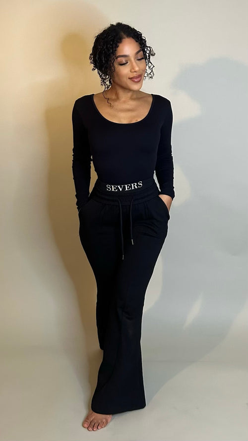 Black Shape Seamless Bodysuit