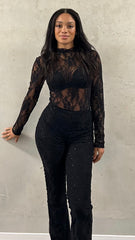 Joane Sparkle Lace 2 Piece Set
