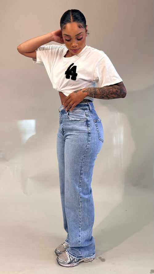 Brooklyn Wide Leg Denim Jeans