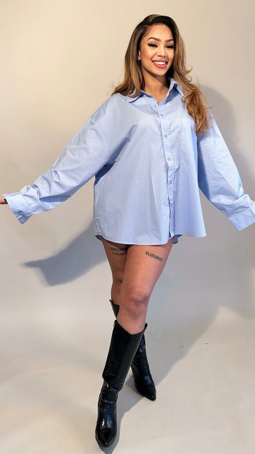 New York Oversized Shirt Dress