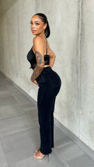 Black Straight Leg Jeans