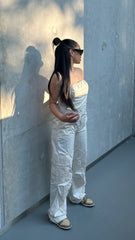 Loose Fit Cargo Jumpsuit