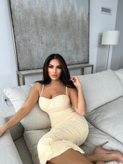 Celine Corset Mesh Dress