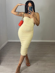 Celine Corset Mesh Dress