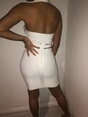 Trophy wife bandage dress