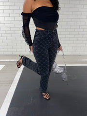 Loavies Black Straight Leg Jeans