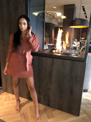 Headed to the top blazer dress