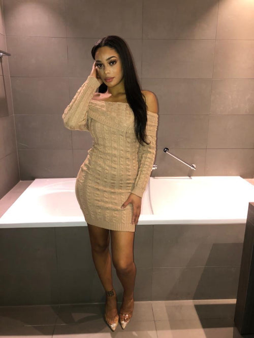 Show class sweater dress