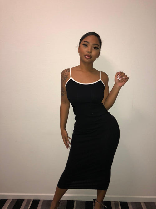 Heather contrast dress