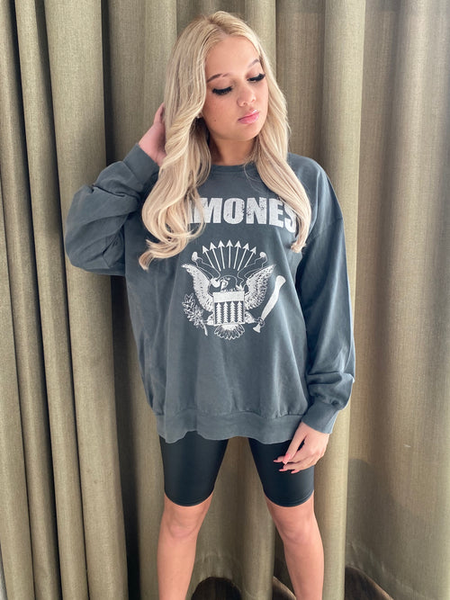 Ramones Slogan Sweater