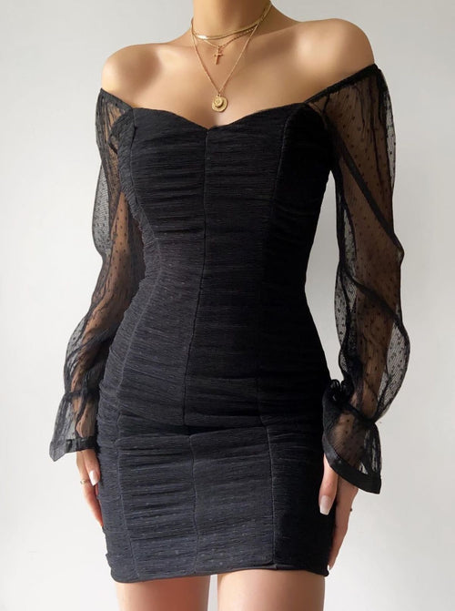 Irreplaceable Mesh Dress
