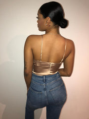 Skin deep satin bodysuit