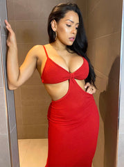 Cutting It Out Long Dress