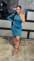 Tamika Slinky One Shoulder Dress