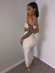 Oh so classy diamanté 2 piece set