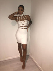 Trophy wife bandage dress
