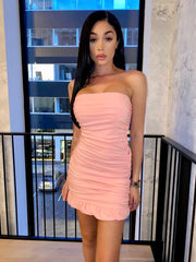 Cocktail Dreams Strapless Dress