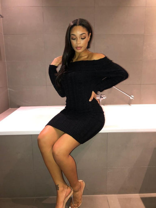 Show class sweater dress