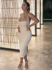 Celine Corset Mesh Dress