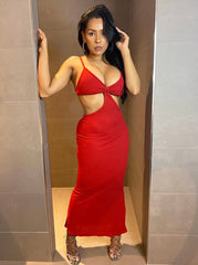 Cutting It Out Long Dress