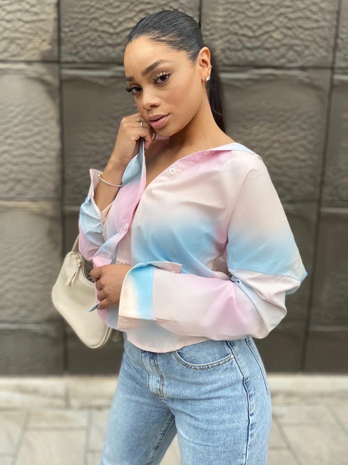 Color Wave Candy Shirt