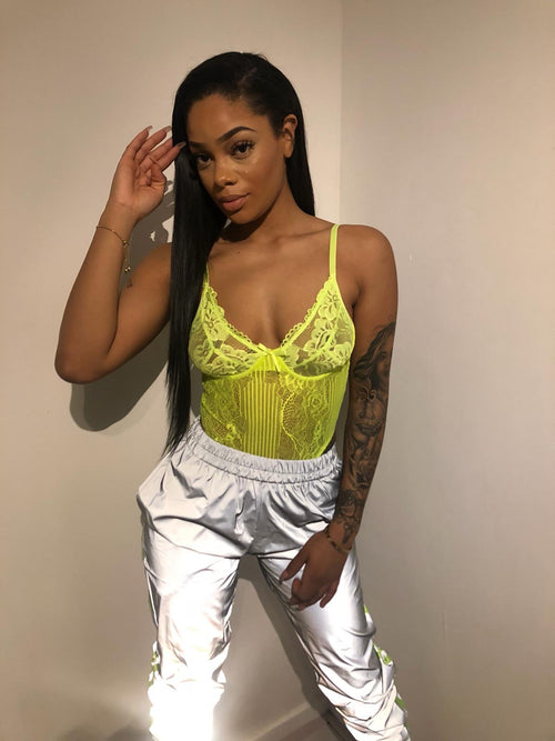 Khloe bodysuit lime