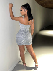 Holidate Sparkle Corset Dress
