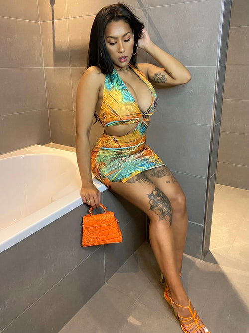 Exotic Cut Out Dress