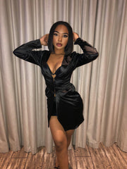 Beau Jolie Corset Blazer Dress