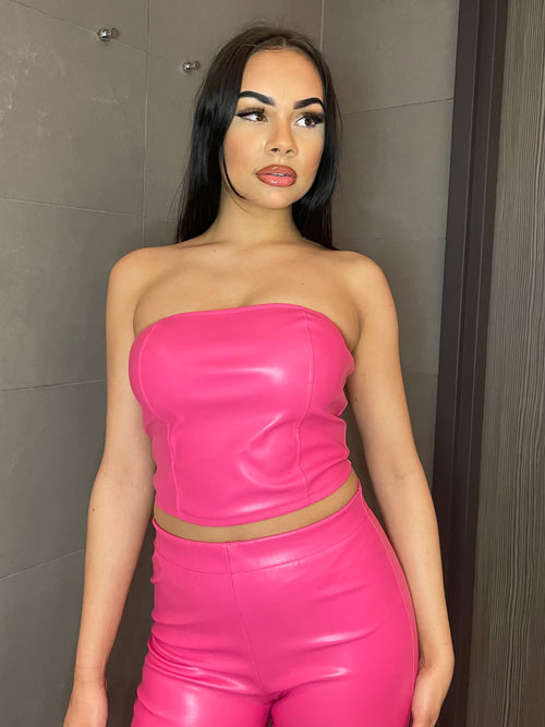 Hot Pink Crop Top