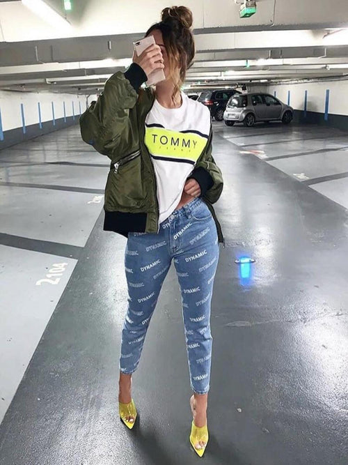 Dynamic boyfriend jeans