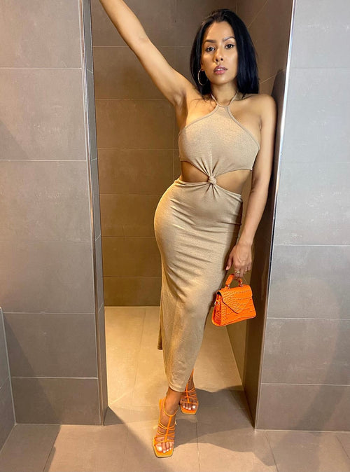 Keeping You Interested Knot Dress