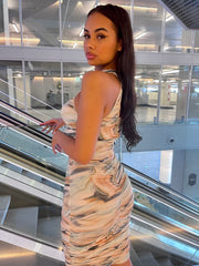 Ocean Floor Sleeveless Dress