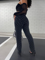 Loavies Black Straight Leg Jeans