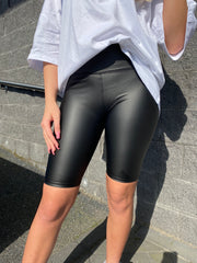 Moves Vegan Leather Cycling Shorts