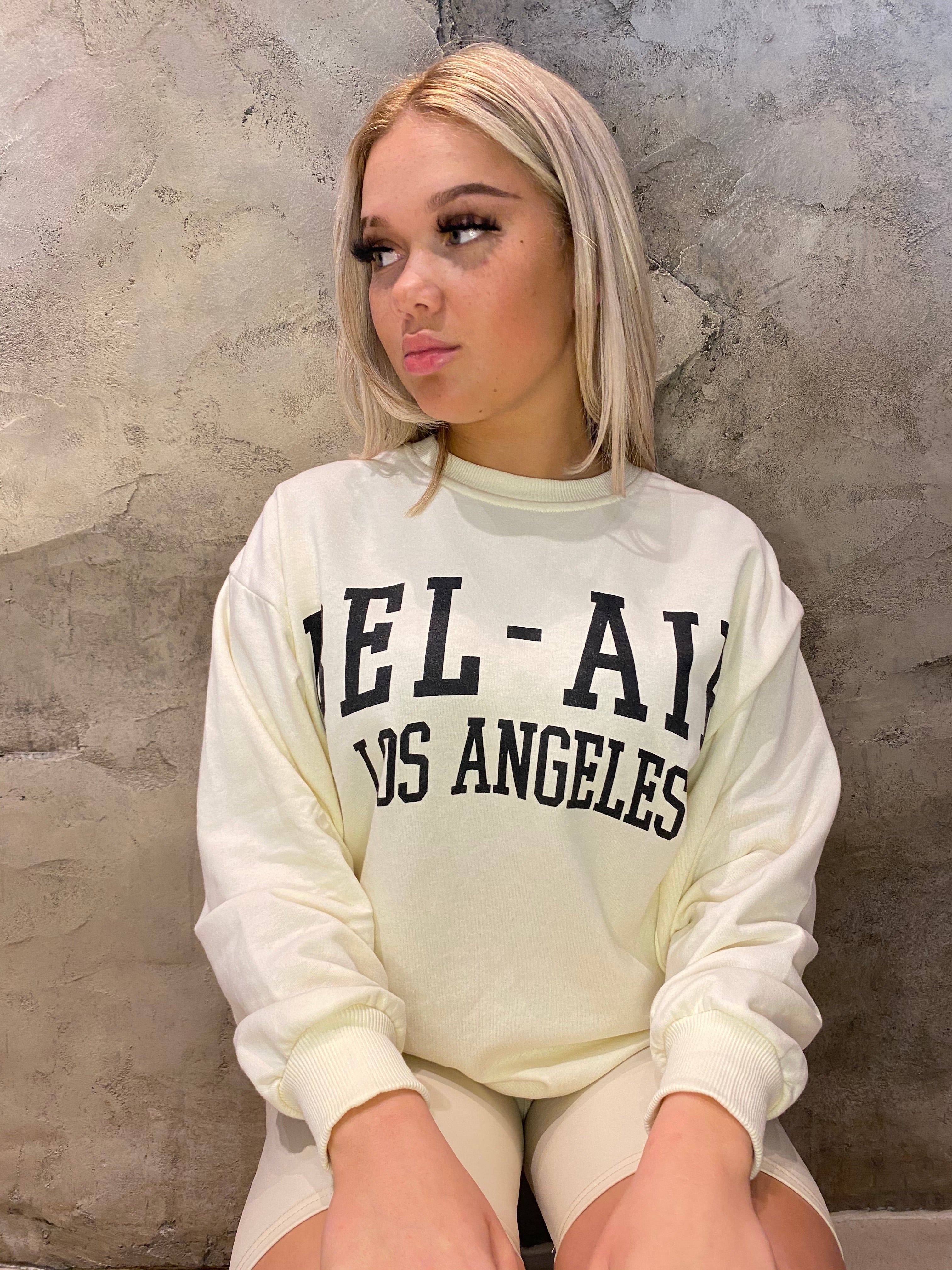 Los Angeles Slogan Sweater