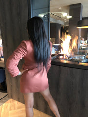 Headed to the top blazer dress