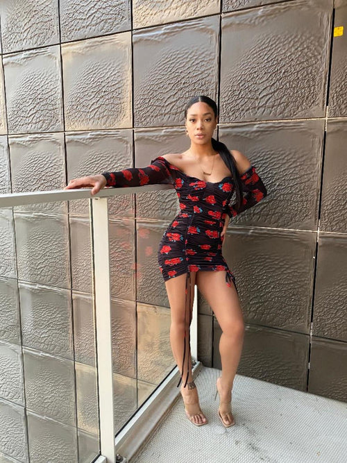 Polly Floral Mini Dress