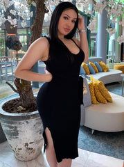 What They Want Ribbed Dress