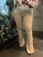 Mari Ribbed Wide Leg pants