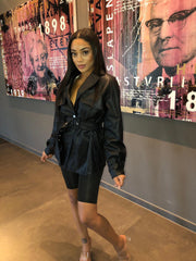 Rockstar vegan leather jacket