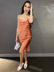 Sierra Satin Slip Dress