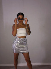 Glam rock skirt