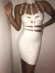 Trophy wife bandage dress