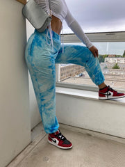 Blue Tie Dye joggers