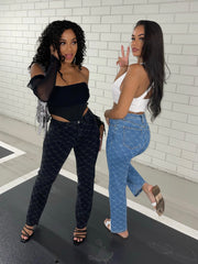 Loavies Blue Straight Leg Jeans